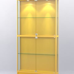 Витрина АЛПРО №3-200-1 (задняя стенка - ДВП), Желтый