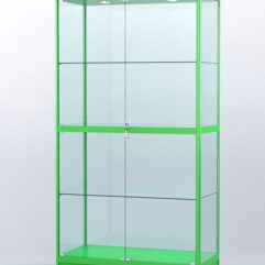 Витрина АЛПРО №3-500-2 (задняя стенка - стекло), Зеленый