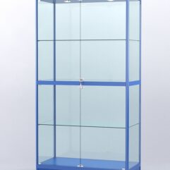 Витрина АЛПРО №3-500-2 (задняя стенка - стекло), Синий
