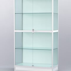 Витрина АЛПРО №4-500-1 (задняя стенка - ДВП), Белый