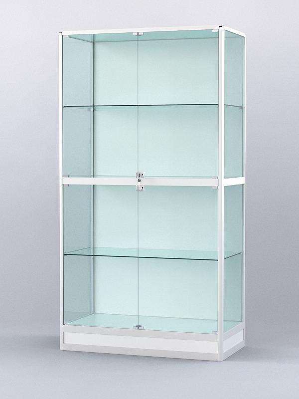 Витрина АЛПРО №4-500-1 (задняя стенка - ДВП), Белый