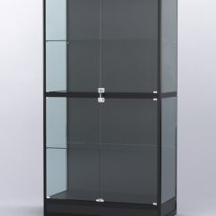 Витрина АЛПРО №4-500-1 (задняя стенка - ДВП), Черный