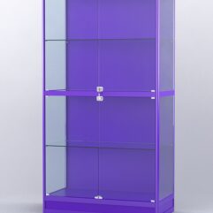 Витрина АЛПРО №4-500-1 (задняя стенка - ДВП), Фиолетовый