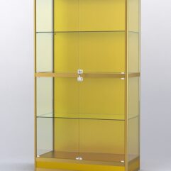 Витрина АЛПРО №4-500-1 (задняя стенка - ДВП), Золотой