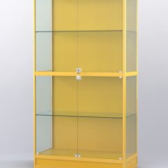 Витрина АЛПРО №4-500-1 (задняя стенка - ДВП), Желтый