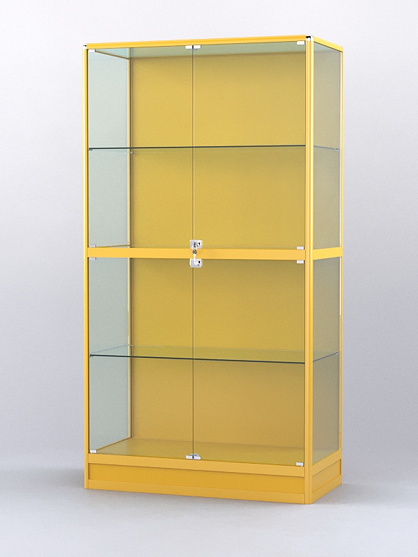 Витрина АЛПРО №4-500-1 (задняя стенка - ДВП), Желтый