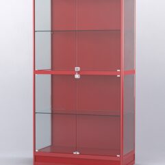 Витрина АЛПРО №4-500-1 (задняя стенка - ДВП), Красный