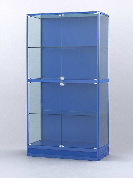 Витрина АЛПРО №4-500-1 (задняя стенка - ДВП), Синий