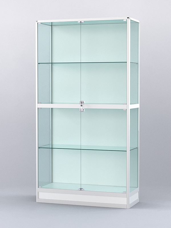 Витрина АЛПРО №4-400-1 (задняя стенка - ДВП), Белый