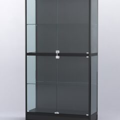 Витрина АЛПРО №4-400-1 (задняя стенка - ДВП), Черный