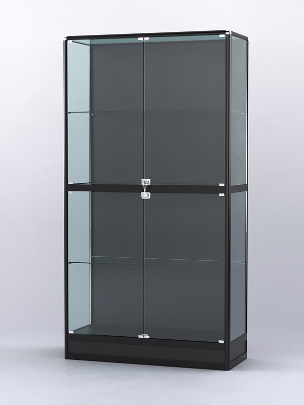 Витрина АЛПРО №4-400-1 (задняя стенка - ДВП), Черный