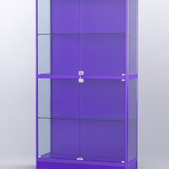 Витрина АЛПРО №4-400-1 (задняя стенка - ДВП), Фиолетовый