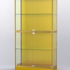 Витрина АЛПРО №4-400-1 (задняя стенка - ДВП), Золотой