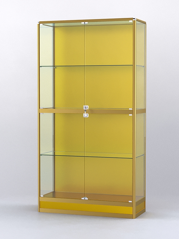 Витрина АЛПРО №4-400-1 (задняя стенка - ДВП), Золотой