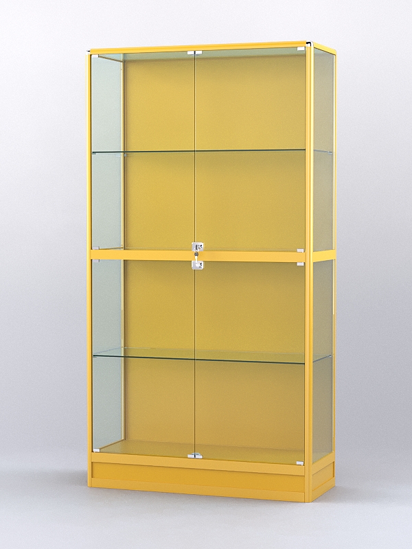 Витрина АЛПРО №4-400-1 (задняя стенка - ДВП), Желтый