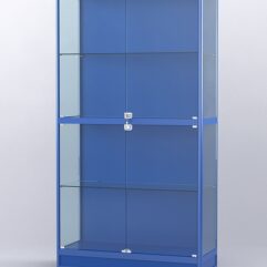 Витрина АЛПРО №4-400-1 (задняя стенка - ДВП), Синий