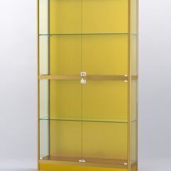 Витрина АЛПРО №4-300-1 (задняя стенка - ДВП), Золотой