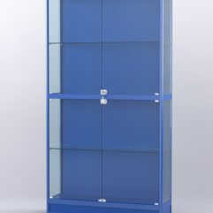 Витрина АЛПРО №4-300-1 (задняя стенка - ДВП), Синий