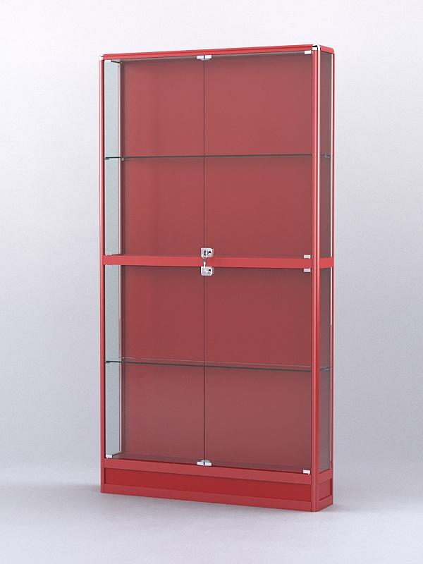 Витрина АЛПРО №4-200-1 (задняя стенка - ДВП), Красный