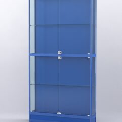 Витрина АЛПРО №4-200-1 (задняя стенка - ДВП), Синий