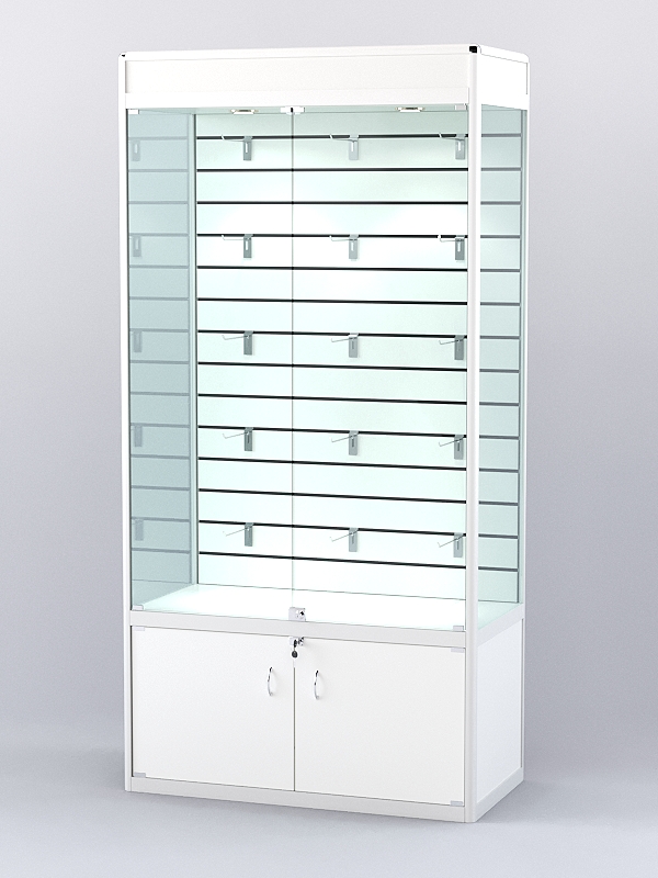 Витрина АЛПРО №5-500 (задняя стенка - экономпанель), Белый