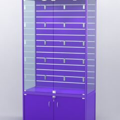 Витрина АЛПРО №5-500 (задняя стенка - экономпанель), Фиолетовый