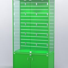 Витрина АЛПРО №5-500 (задняя стенка - экономпанель), Зеленый