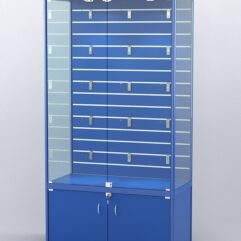 Витрина АЛПРО №5-500 (задняя стенка - экономпанель), Синий