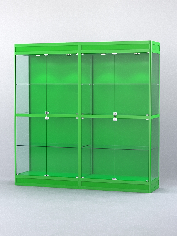 Витрина АЛПРО №3-2м-500-1 (задняя стенка - ДВП), Зеленый