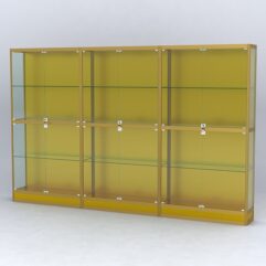 Витрина АЛПРО №4-3м-300-1 (задняя стенка - ДВП), Золотой