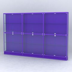Витрина АЛПРО №4-3м-200-1 (задняя стенка - ДВП), Фиолетовый