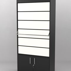 Табачный шкаф №1, Черный и Белый