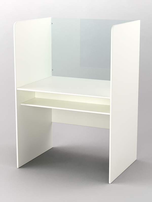 Лингафонная кабинка №1, Белый