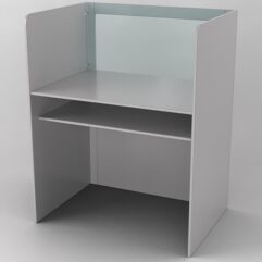 Лингафонная кабинка №3, Серый