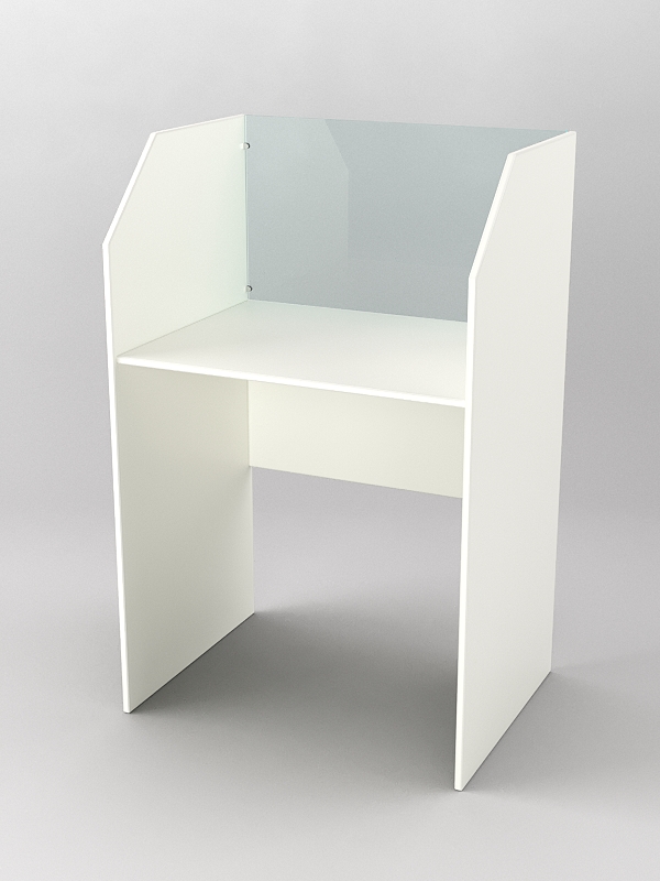 Лингафонная кабинка №5, Белый