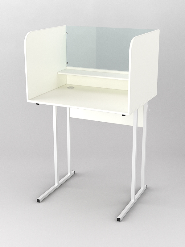 Лингафонная кабинка №9, Белый