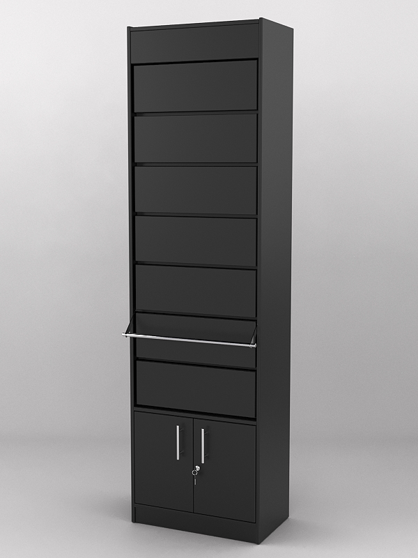 Табачный шкаф №4, Черный