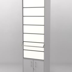 Табачный шкаф №4, Серый