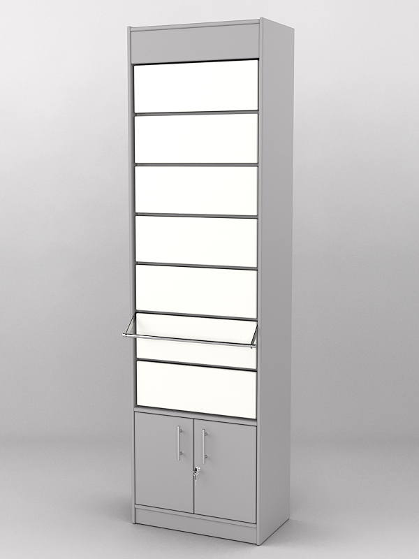 Табачный шкаф №4, Серый