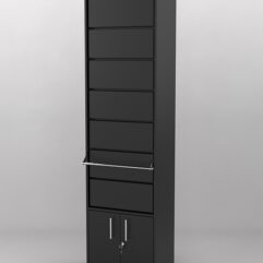 Табачный шкаф №5, Черный