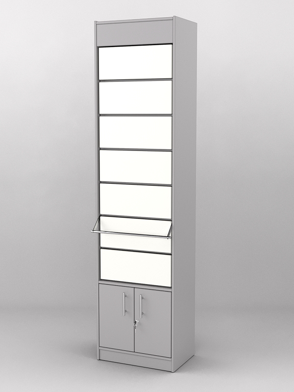 Табачный шкаф №5, Серый