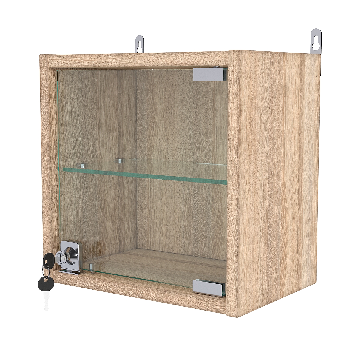 Витрина настенная МИНИ 30*30*20, Дуб Сонома