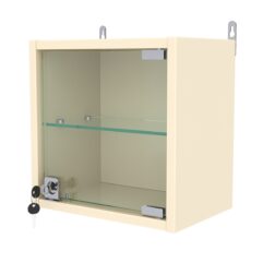 Витрина настенная МИНИ 30*30*20, Крем Вайс