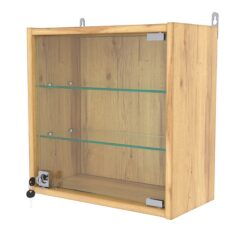 Витрина настенная МИНИ 40*40*20, Дуб Золотистый