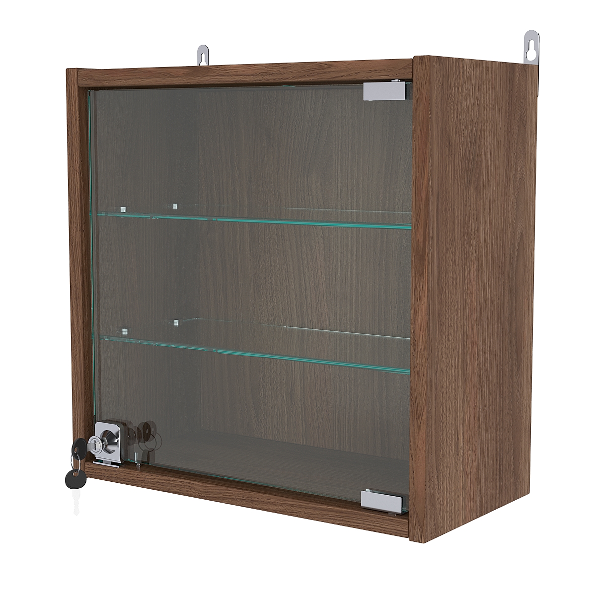 Витрина настенная МИНИ 40*40*20, Орех