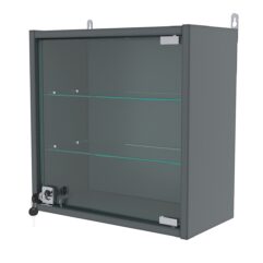 Витрина настенная МИНИ 40*40*20, Темно-Серый