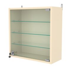Витрина настенная МИНИ 50*50*20, Крем Вайс