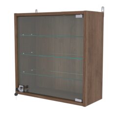 Витрина настенная МИНИ 50*50*20, Орех