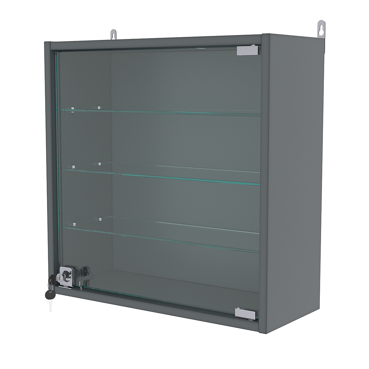 Витрина настенная МИНИ 50*50*20, Темно-Серый