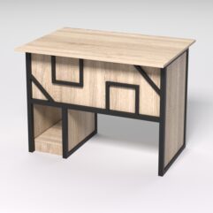 Стол для компьютера СК-32 СТРОНГ в стиле ЛОФТ декор №4, Дуб Сонома